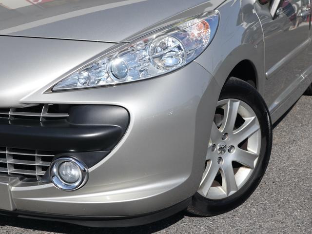 ２０７ シエロ　エアコン　パワステ　パワーウインド　ＡＢＳ　エアバック　純正ＨＤＤナビ　ＣＤ／ＤＶＤ／ＭＳ／ＴＶ再生　ＥＴＣ　キーレス　黒半革シート　ガラスルーフ（47枚目）