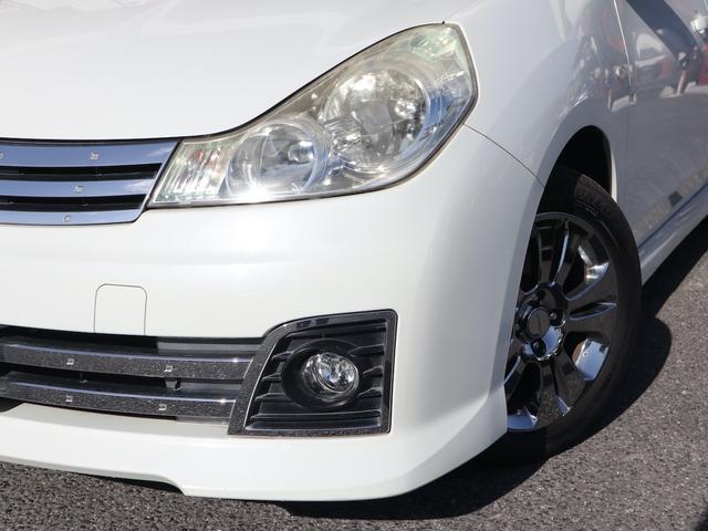 ウイングロード ライダー　専用フルエアロ　大型リアスポイラー　専用１６インチメッキアルミ　ＨＤＤナビ　ＣＤ／ＤＶＤ／ＭＳ／ＴＶ再生　キーレス　６速ＣＶＴパドルシフト　ＨＩＤライト　ワンオーナー（52枚目）