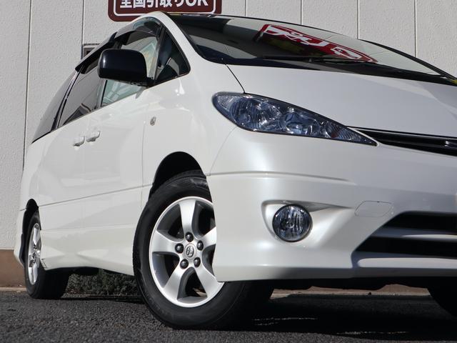 エスティマＴ アエラス　後期型　８人乗り　３列シート　両側スライドドア　純正ＤＶＤナビ　ＭＤ再生　フロント／バックカメラ　キーレス　純正１６インチアルミ　リアスポイラー　ドアバイザー　ＨＩＤライト（46枚目）