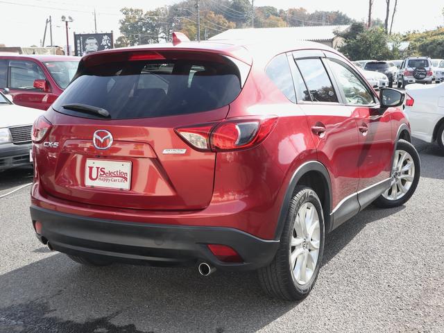 CX-5 XD Lパッケージ AWD ディーゼルターボ メモリナビ CD/DVD/TV/BT再生 サイド/バックカメラ ETC スマートキー クルコン 黒革シート シートヒーター 純正19インチアルミ ドアバイザー(7枚目)