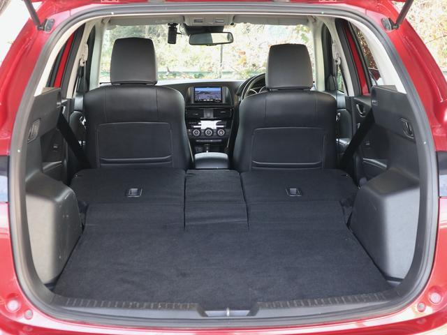 CX-5 XD Lパッケージ AWD ディーゼルターボ メモリナビ CD/DVD/TV/BT再生 サイド/バックカメラ ETC スマートキー クルコン 黒革シート シートヒーター 純正19インチアルミ ドアバイザー(46枚目)