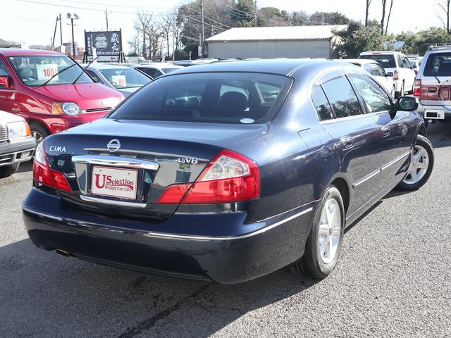 シーマ 450XL 純正DVDナビ CD/DVD再生 ETC キーレス HIDライト ウッドコンビハンドル パワーシート 助手席オットマン リアスモークガラス ドアバイザー 純正16インチアルミ(7枚目)