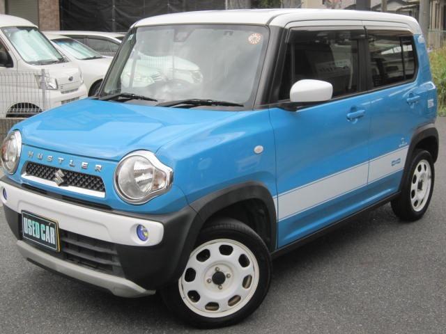 ハスラー Ｇ　ビ　ＴＶ　衝突被害軽減システム　スマートキー　アイドリングストップ　シートヒーター　ベンチシート　ＣＶＴ　盗難防止システム　ＡＢＳ　ＥＳＣ　ＣＤ　ＵＳＢ　Ｂｌｕｅｔｏｏｔｈ　衝突安全ボディ　ドラレコ（4枚目）