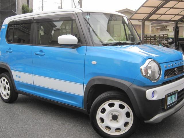 ハスラー Ｇ　ビ　ＴＶ　衝突被害軽減システム　スマートキー　アイドリングストップ　シートヒーター　ベンチシート　ＣＶＴ　盗難防止システム　ＡＢＳ　ＥＳＣ　ＣＤ　ＵＳＢ　Ｂｌｕｅｔｏｏｔｈ　衝突安全ボディ　ドラレコ（7枚目）