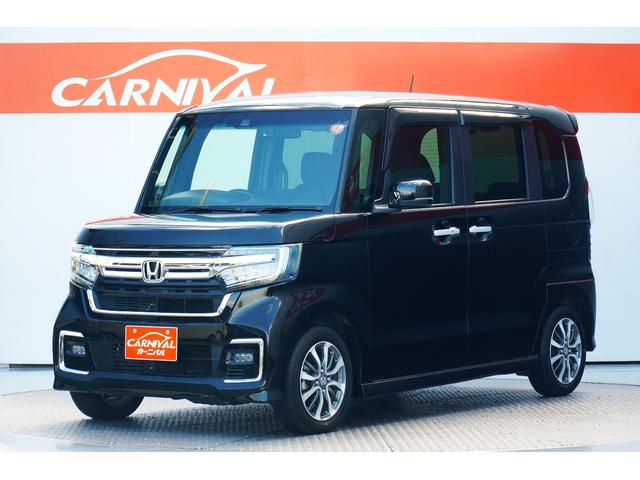 N-BOXカスタム L ワンオーナー 禁煙車 社外メモリーナビ ワンセグ BLUETOOTH バックカメラ 前後ドラレコ ETC 両側パワースライド 電動パーキングブレーキ ブレーキホールド レーダークルーズコントロール(2枚目)