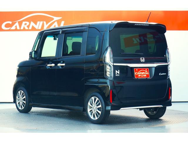 N-BOXカスタム L ワンオーナー 禁煙車 社外メモリーナビ ワンセグ BLUETOOTH バックカメラ 前後ドラレコ ETC 両側パワースライド 電動パーキングブレーキ ブレーキホールド レーダークルーズコントロール(4枚目)