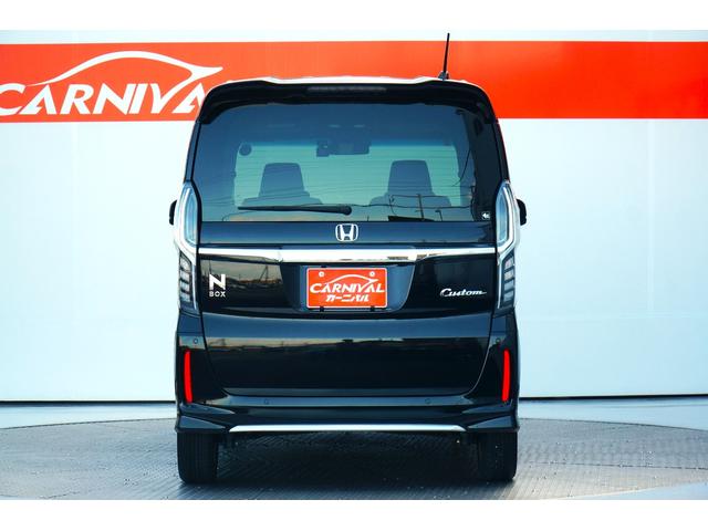 N-BOXカスタム L ワンオーナー 禁煙車 社外メモリーナビ ワンセグ BLUETOOTH バックカメラ 前後ドラレコ ETC 両側パワースライド 電動パーキングブレーキ ブレーキホールド レーダークルーズコントロール(5枚目)