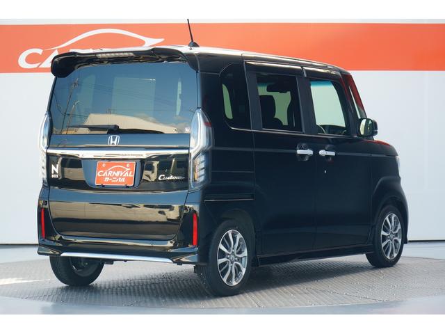 N-BOXカスタム L ワンオーナー 禁煙車 社外メモリーナビ ワンセグ BLUETOOTH バックカメラ 前後ドラレコ ETC 両側パワースライド 電動パーキングブレーキ ブレーキホールド レーダークルーズコントロール(6枚目)