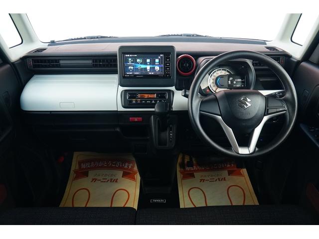 スペーシア ハイブリッドＧ　ワンオーナー　禁煙車　社外メモリーナビ　フルセグ　ＢＬＵＥＴＯＯＴＨ　ＥＴＣ　コーナーセンサー　レーンキープアシスト　レーダーブレーキサポート　プッシュスタート　スマートキー　両側スライド（3枚目）