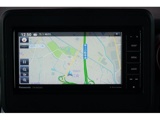 スペーシア ハイブリッドＧ　ワンオーナー　禁煙車　社外メモリーナビ　フルセグ　ＢＬＵＥＴＯＯＴＨ　ＥＴＣ　コーナーセンサー　レーンキープアシスト　レーダーブレーキサポート　プッシュスタート　スマートキー　両側スライド（4枚目）
