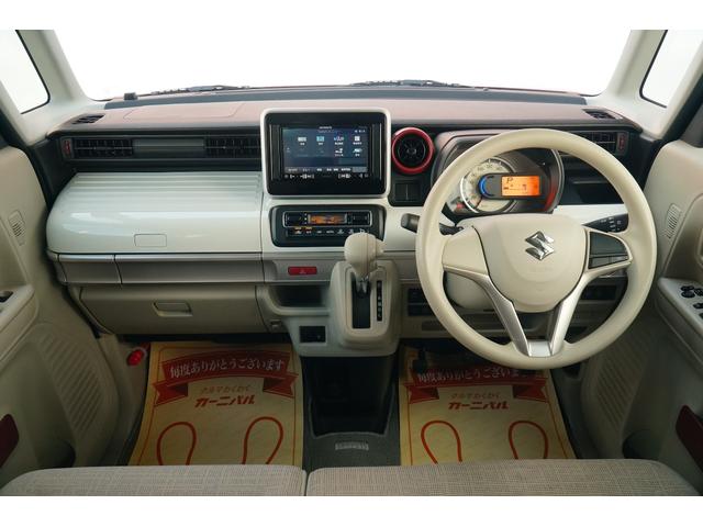 スペーシア ハイブリッドＸ　ユーザー買取車　社外メモリーナビ　ワンセグ　バックカメラ　ＢＬＵＥＴＯＯＴＨ　ＥＴＣ　ドラレコ　両側パワースライド　レーダーブレーキサポート　レーンキープアシスト　コーナーセンサー　シートヒーター（3枚目）