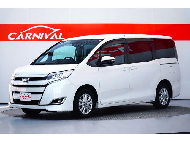 ノア ハイブリッドＧ　ワンオーナー　禁煙車　社外メモリーナビ　フルセグ　バックカメラ　ＥＴＣ　左パワースライド　レーダーブレーキサポート　レーンキープアシスト　シートヒーター　コーナーセンサー　クルコン　ＬＥＤヘッドライト（2枚目）