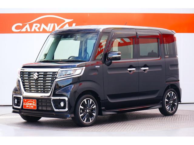 スペーシアカスタム ハイブリッドＸＳ　ワンオーナー　禁煙車　社外メモリーナビ　フルセグ　バックカメラ　ＢＬＵＥＴＯＯＴＨ　前後ドラレコ　ＥＴＣ　両側パワースライド　レーンキープアシスト　レーダークルーズコントロール　シートヒーター（2枚目）