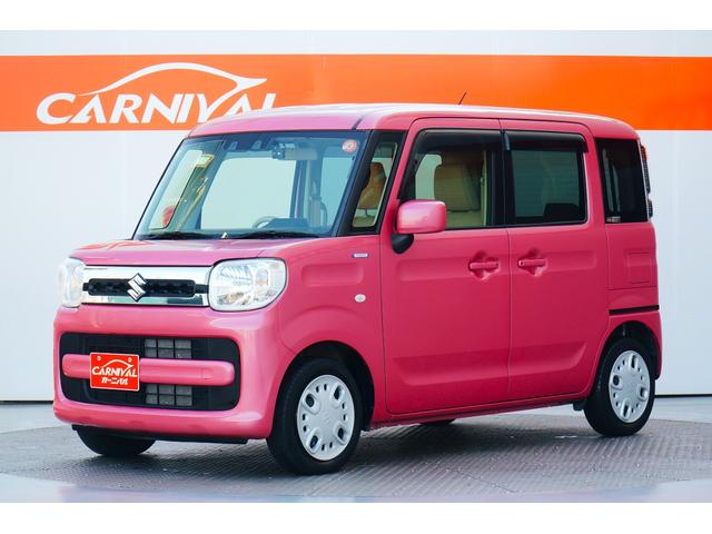 スペーシア ハイブリッドＸ　ワンオーナー　禁煙車　社外メモリーナビ　ワンセグ　ＢＬＵＥＴＯＯＴＨ　バックカメラ　ＥＴＣ　ドラレコ　両側パワースライド　シートヒーター　コーナーセンサー　レーダーブレーキサポート（2枚目）