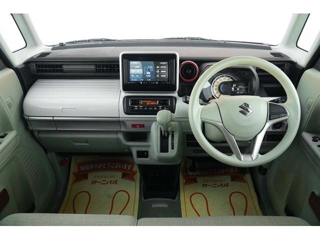 スペーシア ハイブリッドＸ　ワンオーナー　禁煙車　社外メモリーナビ　ワンセグ　ＢＬＵＥＴＯＯＴＨ　バックカメラ　ＥＴＣ　ドラレコ　両側パワースライド　シートヒーター　コーナーセンサー　レーダーブレーキサポート（3枚目）