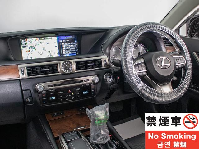 GS350 Iパッケージ 1オーナー サンルーフ 黒本革シート プリクラッシュ レーンキープアシスト BSM LEDライト 17インチアルミ 禁煙 SDナビ(5枚目)