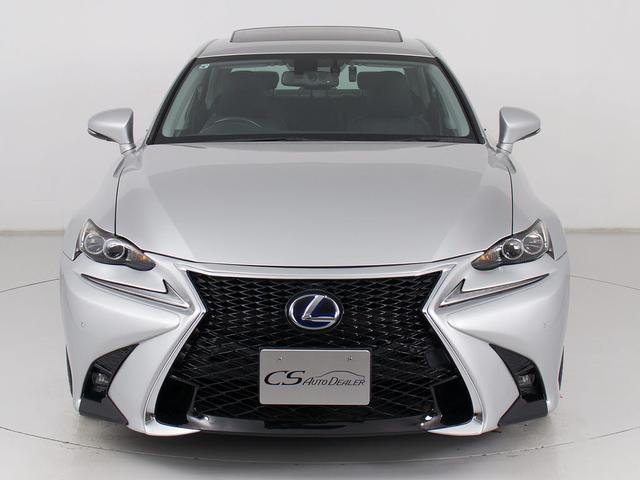 ＩＳ ＩＳ３００ｈ　バージョンＬ　（禁煙車）（サンルーフ）（点検記録簿１２枚）（新品スピンドル）（ＳＳＲ製１９インチＡＷ）（衝突軽減）（レーダークルーズ）（連眼ＬＥＤライト）（黒本革）（冷暖房シート）（クリアランスソナー）（ＳＤナビ）（12枚目）