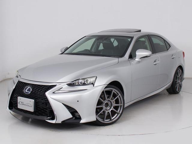 ＩＳ ＩＳ３００ｈ　バージョンＬ　（禁煙車）（サンルーフ）（点検記録簿１２枚）（新品スピンドル）（ＳＳＲ製１９インチＡＷ）（衝突軽減）（レーダークルーズ）（連眼ＬＥＤライト）（黒本革）（冷暖房シート）（クリアランスソナー）（ＳＤナビ）（13枚目）