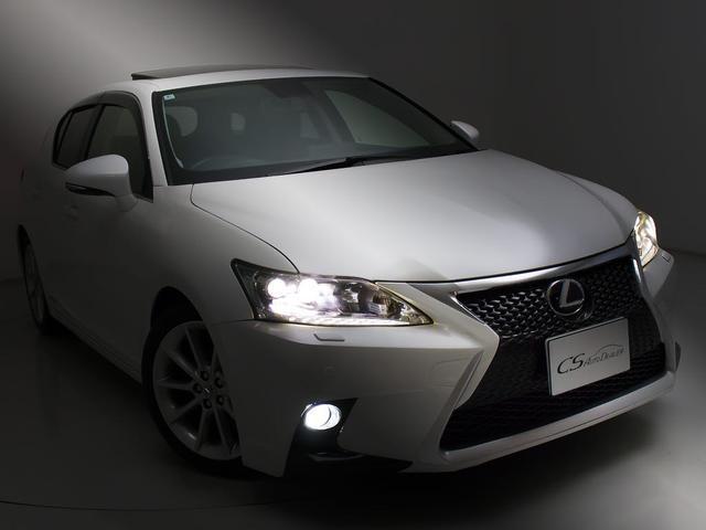 ＣＴ ＣＴ２００ｈ　バージョンＬ　（禁煙車）（スピンドルエアロ）（サンルーフ）（整備記録簿１５枚）（黒本革シート）（連眼ＬＥＤライト）（シートヒーター）（クリアランスソナー）（オートクルーズ）（ＨＤＤマルチナビ）（バックモニター）（19枚目）