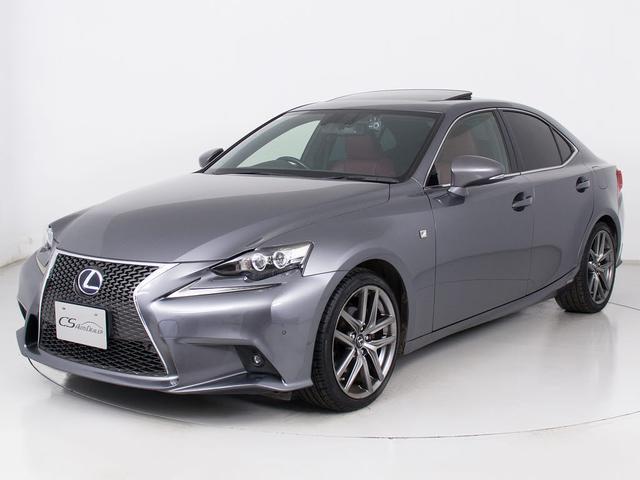 IS IS300h Fスポーツ (禁煙車)(整備点検記録簿10枚)(サンルーフ)(Fスポーツ専用赤本革)(シートヒーター)(エアシート)(クリアランスソナー)(連眼LEDライト)(オートクルーズ)(SDナビ)(Bluetooth)(13枚目)