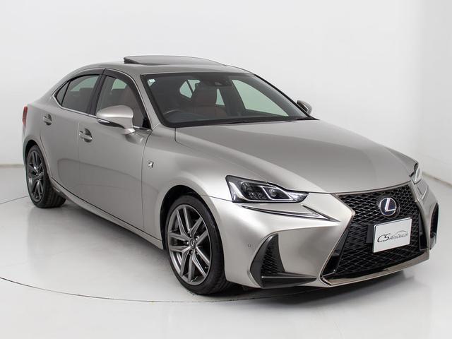 IS IS300h Fスポーツ (禁煙車)(後期型)(全画面SDナビ)(サンルーフ)(Fスポーツ専用赤本革シート)(クリアランスソナー)(セーフティシステム+)(LEDライト)(エアシート)(シートヒーター)(Bluetooth)(19枚目)