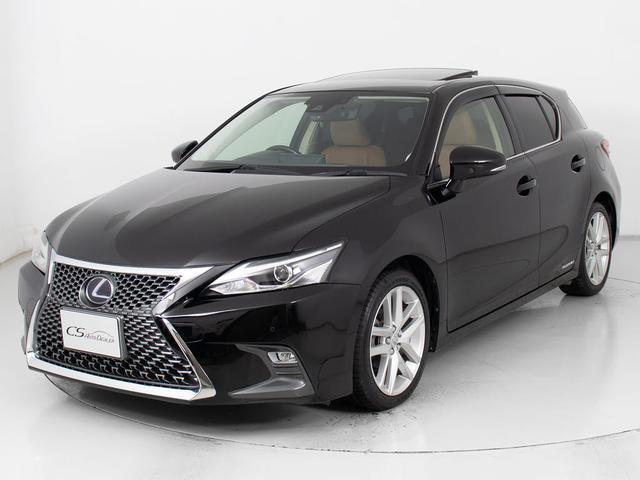 ＣＴ ＣＴ２００ｈ　バージョンＬ　（整備点検記録簿１１枚）（最終後期型）（全画面ＳＤナビ）（サンルーフ）（セーフティシステム）（レーダークルーズ）（衝突軽減）（ＬＤＡ）（新品タイヤ）（本革）（シートヒーター）（クリアランスソナー）（15枚目）