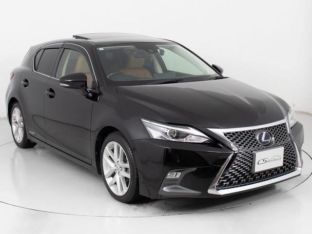 ＣＴ ＣＴ２００ｈ　バージョンＬ　（整備点検記録簿１１枚）（最終後期型）（全画面ＳＤナビ）（サンルーフ）（セーフティシステム）（レーダークルーズ）（衝突軽減）（ＬＤＡ）（新品タイヤ）（本革）（シートヒーター）（クリアランスソナー）（21枚目）