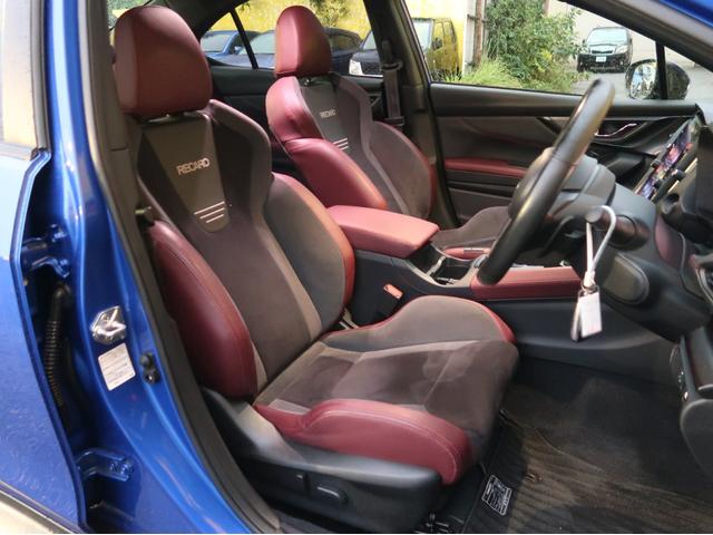 WRX S4 STIスポーツR EX 都内1オーナー 11.6インチナビ フルセグTV サイドカメラ/バックカメラ ETC RECAROシートパワーシート シートヒーター スマートキー STIエアロPKG(チェリーレッド)(6枚目)