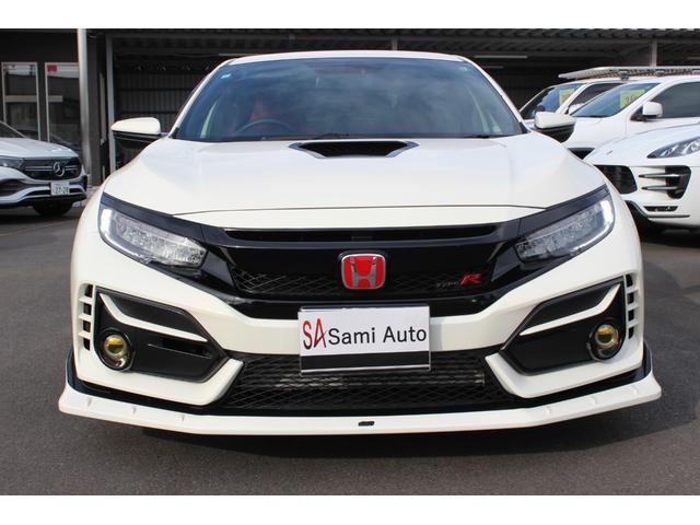 シビック タイプＲ　ＭＴ車　禁煙車　ワンオーナー　ユーザー買取　無限（フルエアロ・ブルーミラー・ドアバイザー・テールランプ）　シーカ製３本出しマフラー　社外ナビ・ＴＶ　スピーカー（ダイヤトーン・ＫＩＣＫＥＲ）　Ｂカメラ（2枚目）