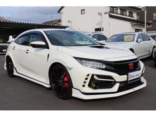 シビック タイプＲ　ＭＴ車　禁煙車　ワンオーナー　ユーザー買取　無限（フルエアロ・ブルーミラー・ドアバイザー・テールランプ）　シーカ製３本出しマフラー　社外ナビ・ＴＶ　スピーカー（ダイヤトーン・ＫＩＣＫＥＲ）　Ｂカメラ（3枚目）