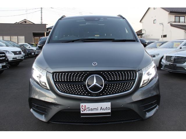 Vクラス V220d アバンギャルド ロング AMGライン 1オーナー パノラミックスライディングルーフ ブルメスターサウンド シートヒーター 純正ナビ・フルセグTV Bカメラ コーナーセンサー Bluetooth接続 ルーフレール ドラレコ(2枚目)