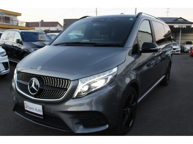 Vクラス V220d アバンギャルド ロング AMGライン 1オーナー パノラミックスライディングルーフ ブルメスターサウンド シートヒーター 純正ナビ・フルセグTV Bカメラ コーナーセンサー Bluetooth接続 ルーフレール ドラレコ(8枚目)