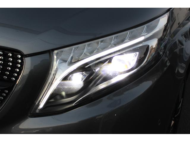 Vクラス V220d アバンギャルド ロング AMGライン 1オーナー パノラミックスライディングルーフ ブルメスターサウンド シートヒーター 純正ナビ・フルセグTV Bカメラ コーナーセンサー Bluetooth接続 ルーフレール ドラレコ(9枚目)