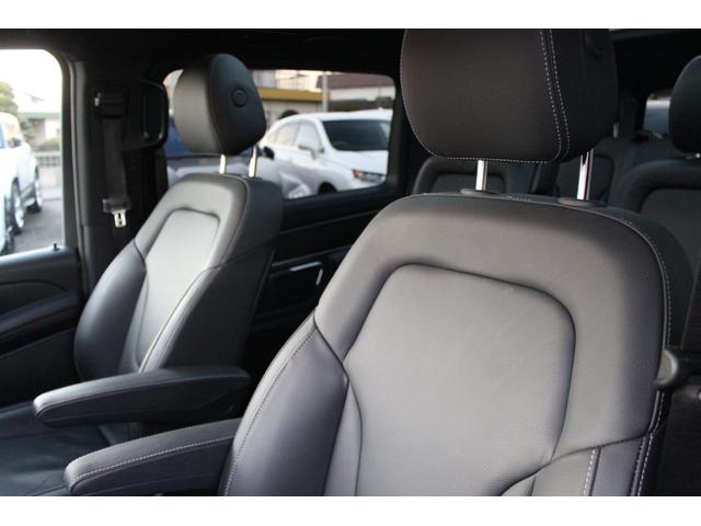 Vクラス V220d アバンギャルド ロング AMGライン 1オーナー パノラミックスライディングルーフ ブルメスターサウンド シートヒーター 純正ナビ・フルセグTV Bカメラ コーナーセンサー Bluetooth接続 ルーフレール ドラレコ(14枚目)