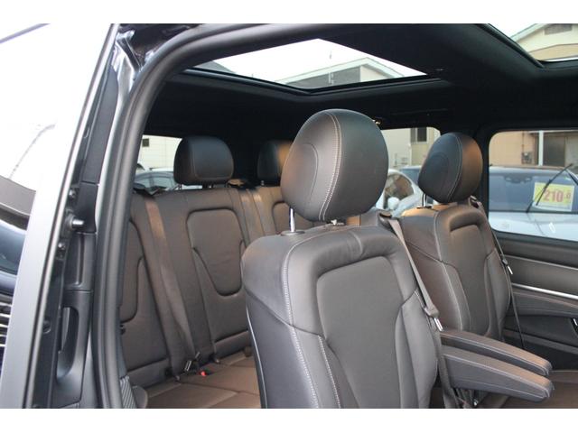 Vクラス V220d アバンギャルド ロング AMGライン 1オーナー パノラミックスライディングルーフ ブルメスターサウンド シートヒーター 純正ナビ・フルセグTV Bカメラ コーナーセンサー Bluetooth接続 ルーフレール ドラレコ(23枚目)