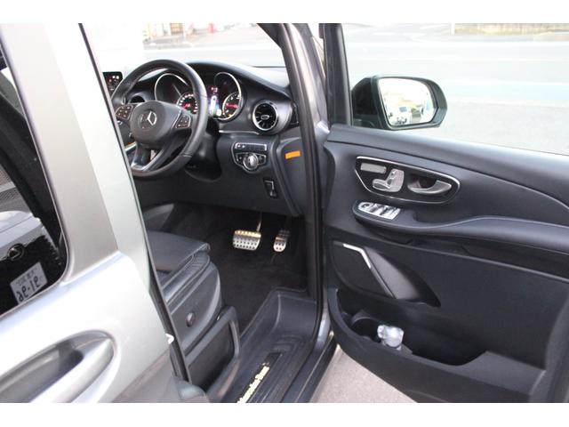 Vクラス V220d アバンギャルド ロング AMGライン 1オーナー パノラミックスライディングルーフ ブルメスターサウンド シートヒーター 純正ナビ・フルセグTV Bカメラ コーナーセンサー Bluetooth接続 ルーフレール ドラレコ(25枚目)