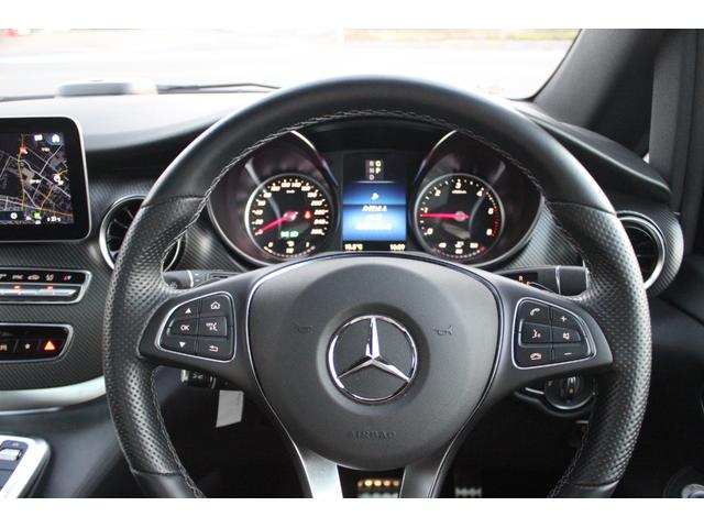 Vクラス V220d アバンギャルド ロング AMGライン 1オーナー パノラミックスライディングルーフ ブルメスターサウンド シートヒーター 純正ナビ・フルセグTV Bカメラ コーナーセンサー Bluetooth接続 ルーフレール ドラレコ(29枚目)