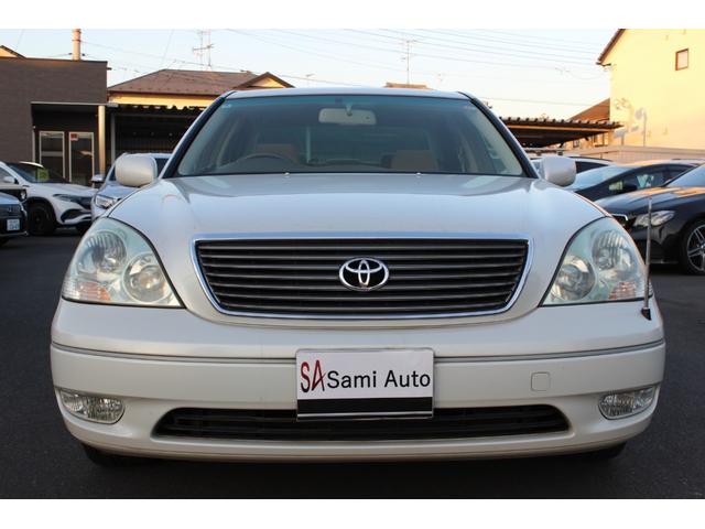 セルシオ Ａ仕様　禁煙車　純正ナビ　純正１６インチＡＷ　電動格納ミラー　クルコン　革巻きハンドル　Ａライト　６ＤＩＳＣ／ＣＤチェンジャー　パワーシート　ＨＩＤヘッドライト　キーレス（2枚目）