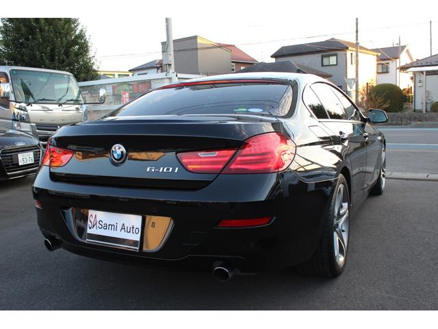 ６シリーズ ６４０ｉグランクーペ　純正ナビ　ＣＤ　黒革シート　純正１９インチＡＷ　パドルシフト　メモリー付きＰシート　シートヒーター　Ｂカメラ　コーナーセンサー　クルコン　アイドリングストップ　Ａライト（4枚目）