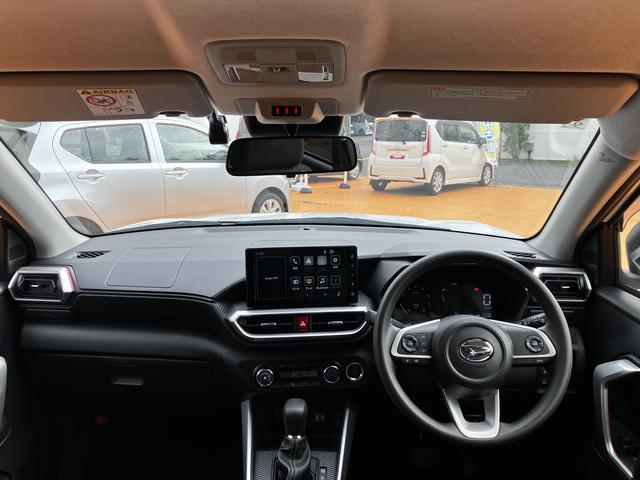 ロッキー Ｘ　ディスプレイオーディオ　連動前後ドラレコ　バックカメラ　保証　新車保証・まごころ保証　１年間・走行距離無制限付き（3枚目）