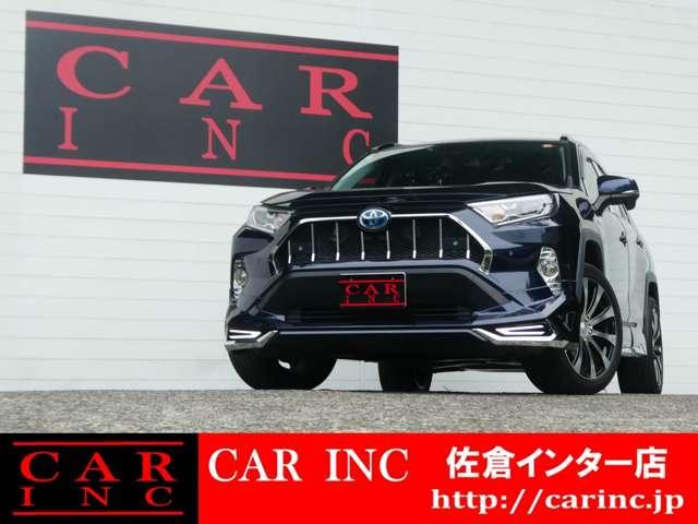 ＲＡＶ４ ハイブリッドＧ　トヨタセーフティ　レーダークルコン　パワーバックドア　衝突軽減　４ＷＤ　レーンアシスト　純正ＳＤナビ　コーナーセンサー　シートヒーター　ステアヒーター　バックカメラ　ＥＴＣ　ＢＳＭ　フルエアロ（3枚目）