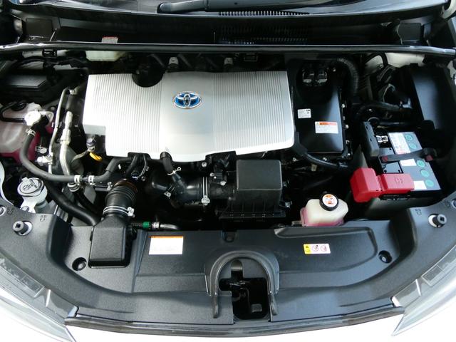 プリウス S レーダークルコン 衝突軽減 AC100V トヨタセーフティ バックカメラ ステアスイッチ ドラレコ 純正SDナビ フルセグ ビルトインETC コーナーセンサー オートハイビーム 純正15インチAW(23枚目)