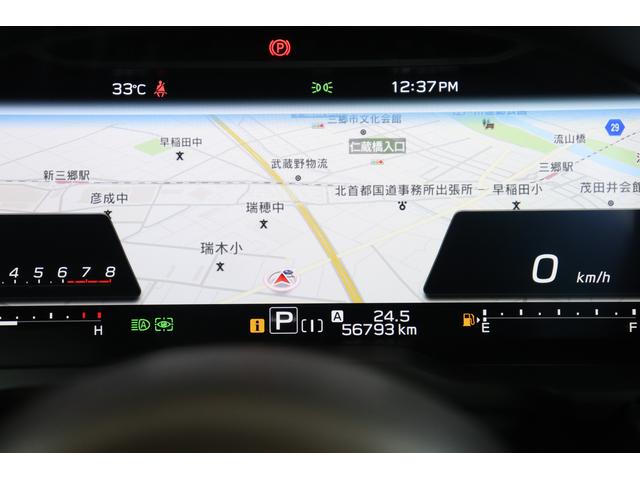 レヴォーグ ＧＴ　ＥＸ　ナビ　ドラレコ　ＥＴＣ　カメラ　ＣＤ　アイサイト３　１１．６インチナビ＆ＴＶ　ＥＴＣ　ドラレコ　オートビークルホールード　フロント　サイドバックカメラ　スバルリヤビークルディテクション　シートヒーター　スマートリヤビュウミラー（30枚目）