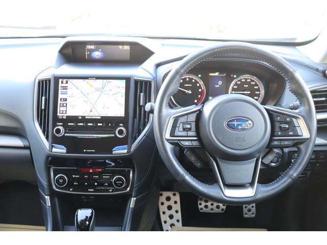 フォレスター プレミアム 8型ナビ ドラレコ カメラ Pリヤゲート パナソニック8型ナビ&TV フロント サイド バックカメラ ETC ドラレコ パワーリヤゲート スマートリヤビューミラー ステアリングヒーター アルミペダル Xモード(6枚目)
