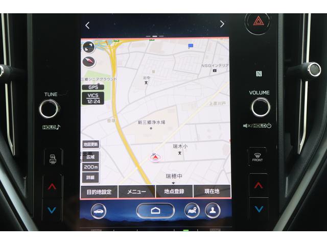 レヴォーグ STIスポーツ EX パワーリヤゲート本革シートFSBカメラ 11.6インチナビ&TV ETC ドラレコ ドライバーモニタリングシステム シートヒーター オートビークルホールド シートポジションメモリー STIマフラー 歩行者保護エアバッグ(8枚目)