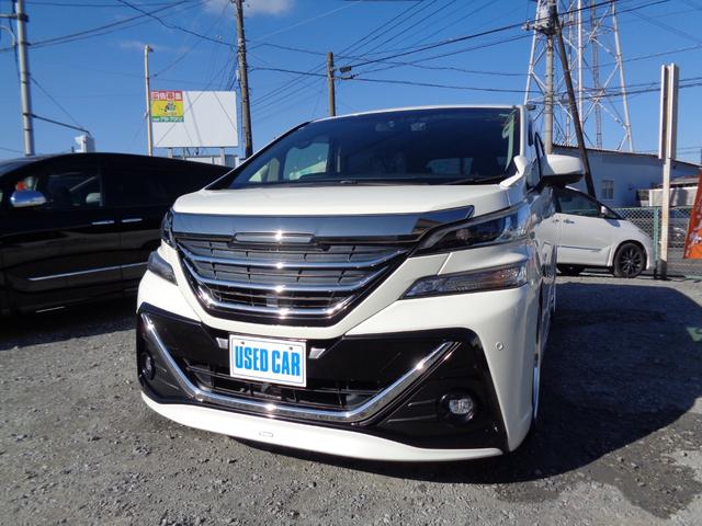 ヴェルファイアハイブリッド ＺＲ　Ｇエディション　フルバンパー仕様モデリスタ製エアロツアラーキット　モデリスタ製サスペンション　黒革　純正後席モニター　ＬＥＤデイライト　シートヒーター　ステリングヒーター　ＷＥＤＳ製アルミ　１オーナー禁煙　１５００Ｗ（7枚目）