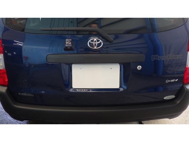 プロボックス ハイブリッドＧＸ　トヨタセーフィティセンス　純正バックカメラ内蔵ミラー　カロッツエリアナビ　フルセグ　キーレス　　プライバシーガラス　社外アルミホイール（16枚目）