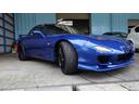 RX-7 タイプRバサースト エンジンOH仕様 タービンリビルト 外装同色塗装 リップスポイラー同色 HKS車高調ハイパーマックス ワーク17インチ 社外ブッシュ一式 トラストパイピング エアクリーナー 中古車画像_3