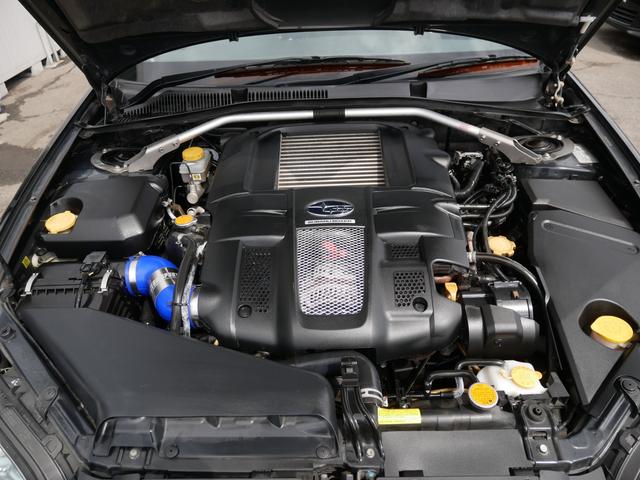 2.0GTスペックB 1年保証付 6速MT 後期型 SI-DRIVE 禁煙車 ブースト計 ステアスイッチ 6連奏CD ETC オートエアコン キーレス 電動格納ウィンカーミラー ローダウン HID フォグ 純正18AW(20枚目)