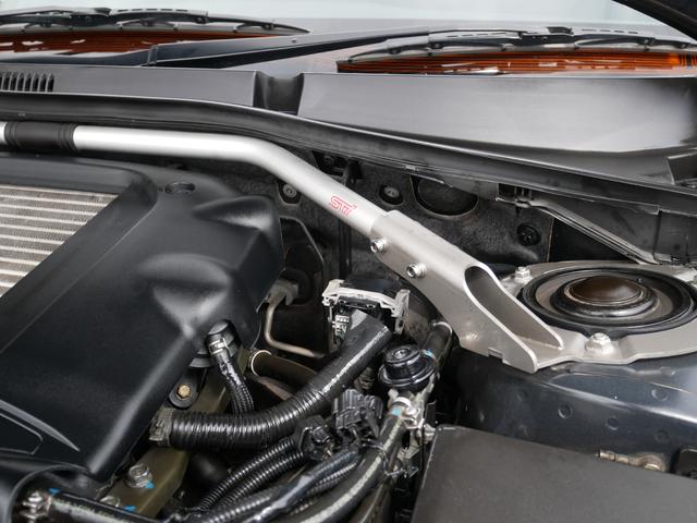 2.0GTスペックB 1年保証付 6速MT 後期型 SI-DRIVE 禁煙車 ブースト計 ステアスイッチ 6連奏CD ETC オートエアコン キーレス 電動格納ウィンカーミラー ローダウン HID フォグ 純正18AW(76枚目)